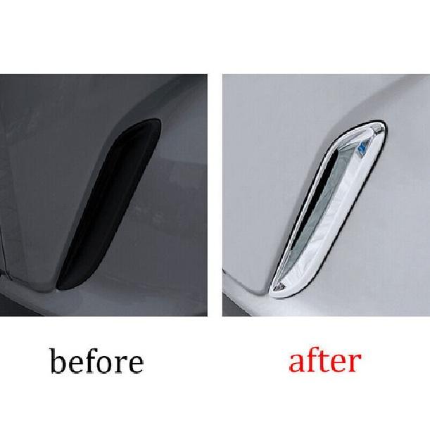 -2024 Lexus RX Chrome Rear Bumper Air Vent Cover Molding Accessories | Left | Polished Chrome | Silver | Adhesive For Drilling Required | China