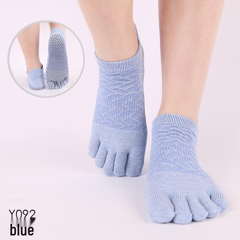 ToeSox Backless Non-Slip Yoga & Pilates Five-Finger Socks - All-Season Quality