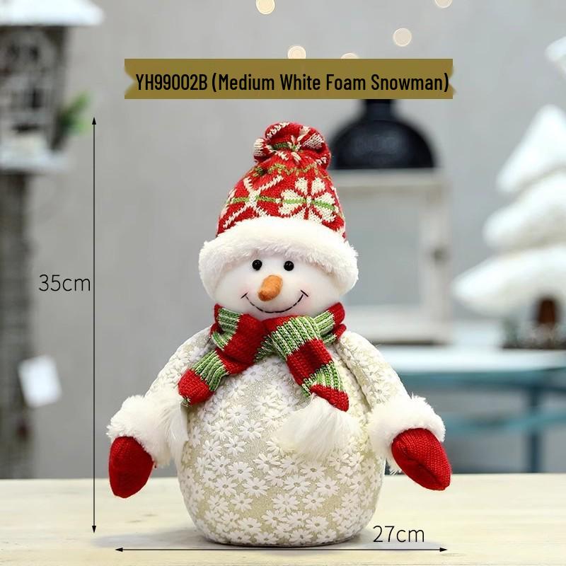 Christmas Snowflake Series: Snowman, Santa, and Reindeer Ornaments for Holiday Decor