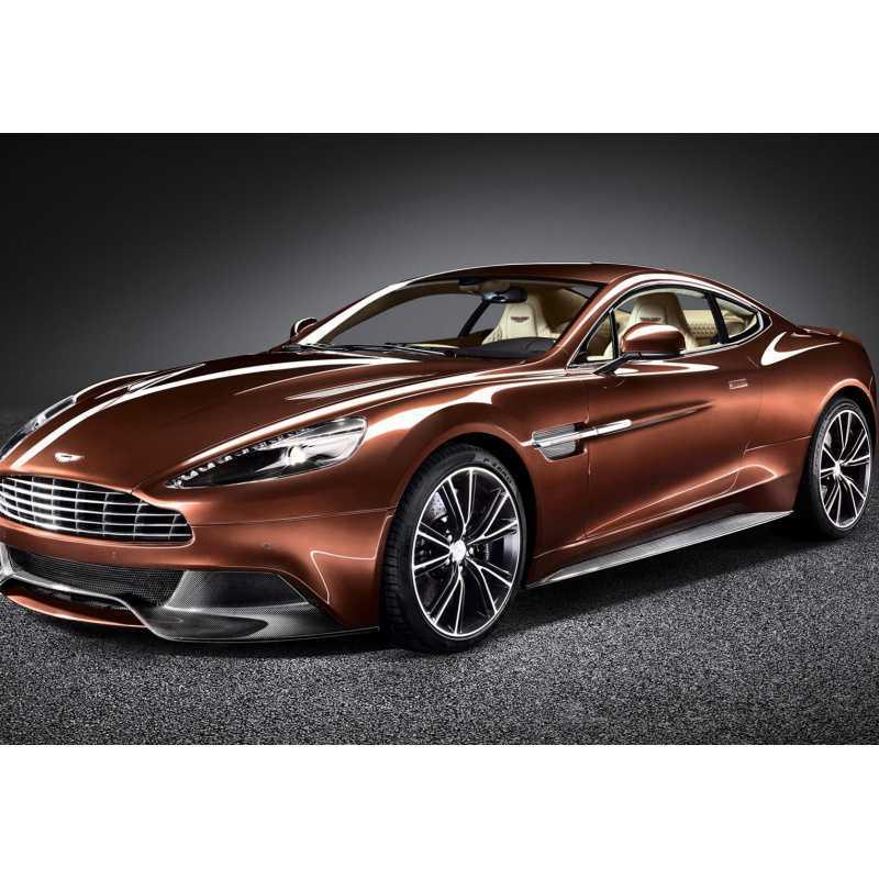 Aston Martin Decorative Poster with Frame - Vintage Car Art Print Wall Hanging