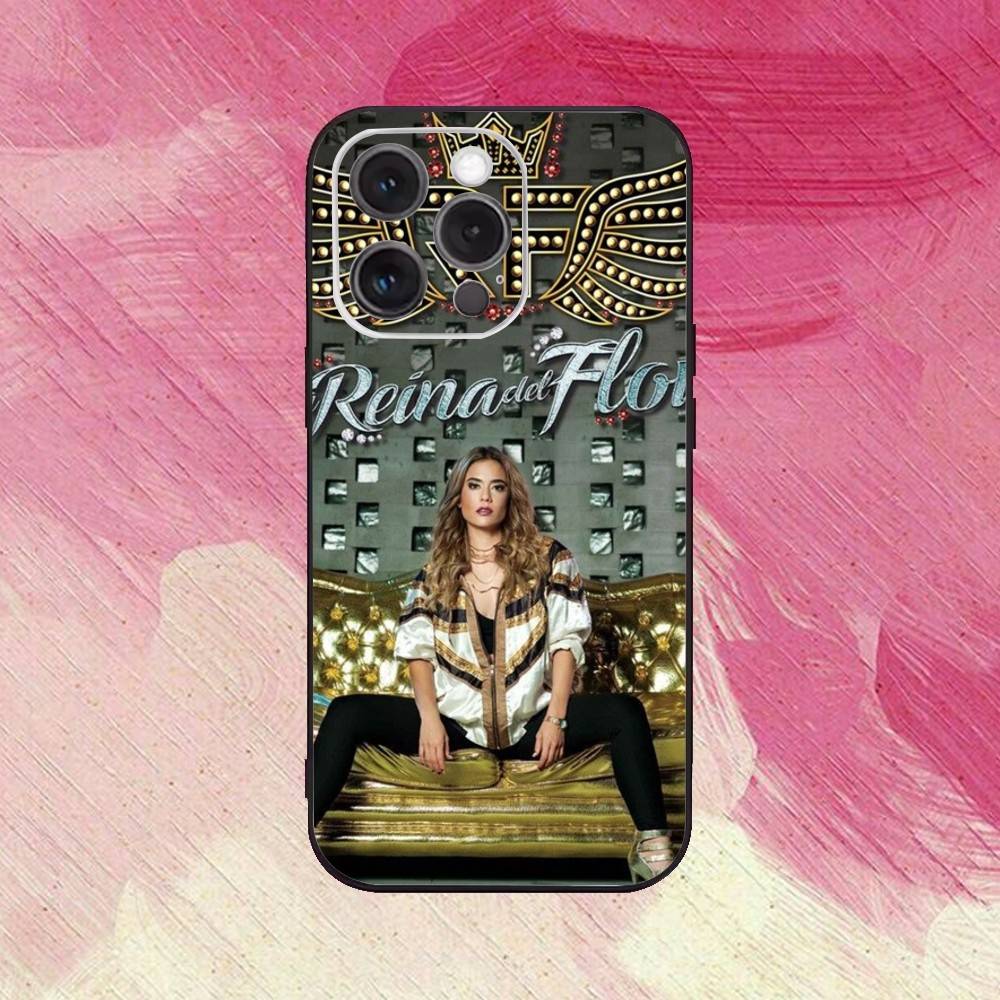 Q-Queen of Flow La Reina Del Flow-ES Phone Case For iPhone 17, 16,15,14,13,12,11 Plus,Pro Max, Others Soft Black Cover