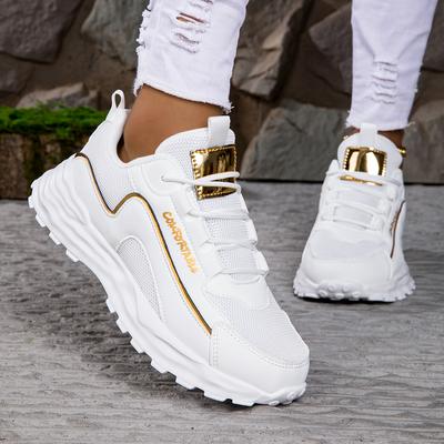 Sneakers Women Platform Shoes Trainers Ladies Chunky White Sneakers