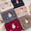 2025 Korean Style Winter Snowman Neck Warmer with Knitted Wool Scarf for Men and Women