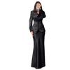 Cross-border Europe, America, Amazon  Autumn New Women's Clothing Fashion Temperament V-neck Professional Dress Skirt Fishtail Skirt