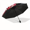 1pc Assassin's Creed Self-Folding Umbrella, 8-Bone Compact Travel Umbrella, Durable Plastic And Iron Frame104