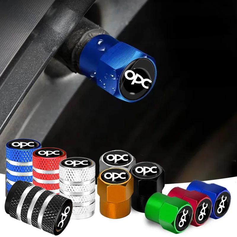 rlpf6 4Pcs Car Aluminium Alloy Tire Cap Valve Cover Accessories For Opel Astra j g Insignia Corsa d Vectra c Zafira a Auto Gadgets