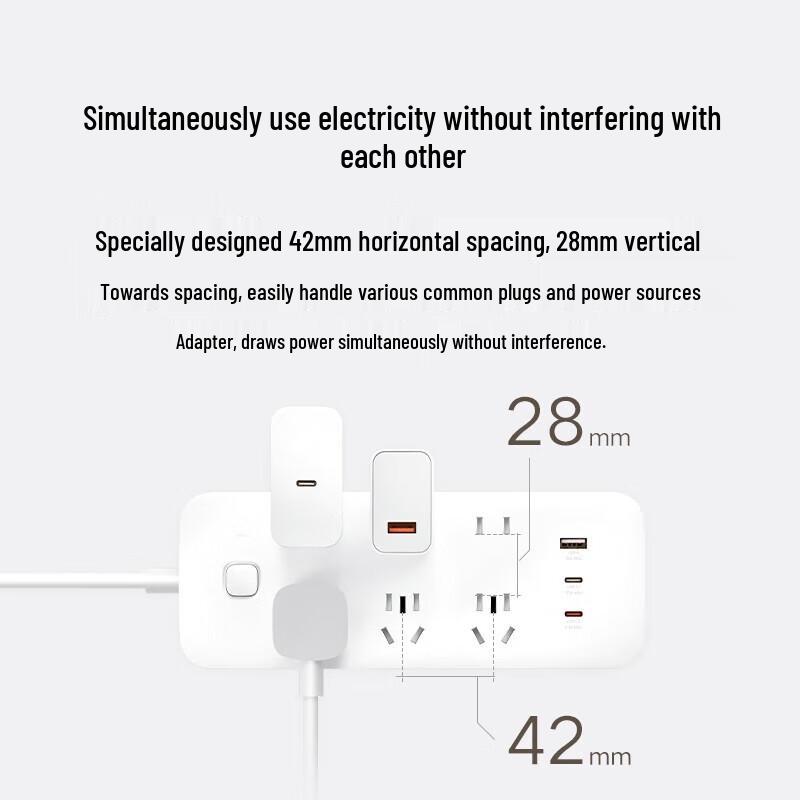 Xiaomi 67W GaN PD Fast Charging Power Strip CN plug (adapter included)