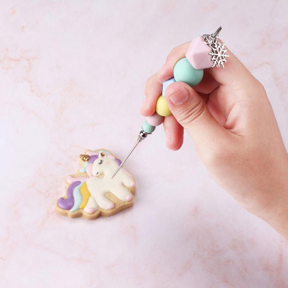 Kitchen Baking Cake Decorating Scriber Icing Pin Sugar Stir Needle Modelling Tool
