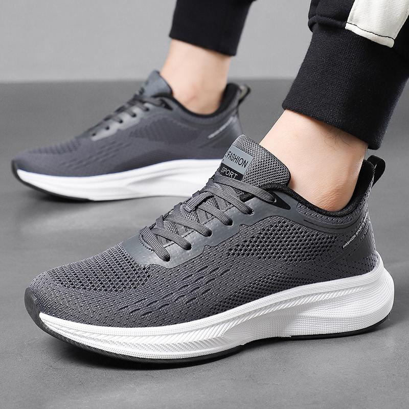 2025 Men'S Casual Sports Running Shoes With Eva Soft Sole Anti Slip Wear-Resistant Breathable And Comfortable Running Shoes