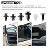 100PCS Plastic Car Body Trim Clips Universal Car Bumper Clips Rivets Fasteners Push Retainer Kit Auto Push Pin Rivets Set with