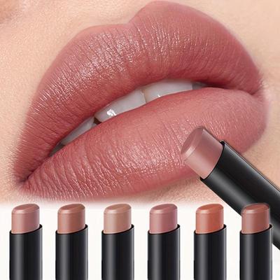 1 pezzo Rossetto opaco, Matita rossetto facile da colorare, Rossetto idratante a lunga durata facile da colorare, Rossetto naturale idratante e idratante