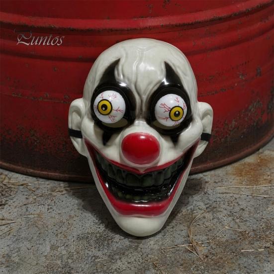 Durable Three Dimensional Cosplay Mask Halloween Horror Full Face with Protruding Bloodshot Eyeballs, Scary Party Realistic for Adult Costume Parties