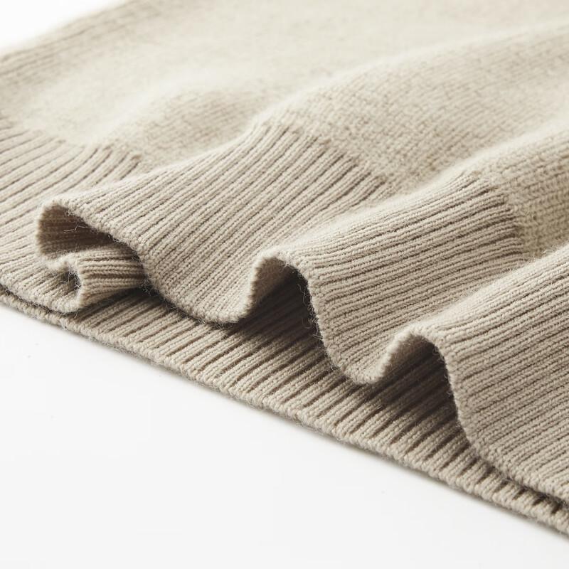 FIRS Men's 100% Wool Thickened Round Neck Sweater