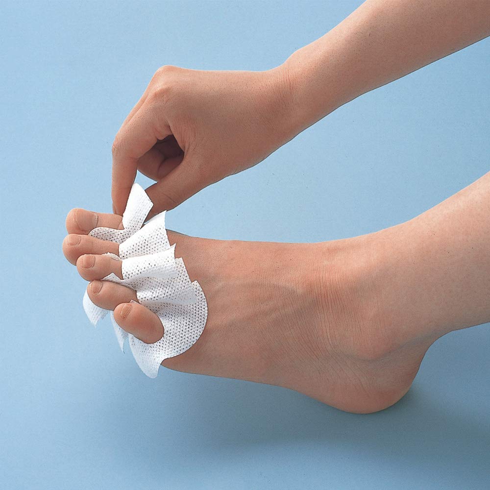 Azuma Foot Sheets 20P x 7cm 20 sheets for both left and right use sheets quickly absorb sweat between the AZ817 Ashiyubi-chan Approx. 16.5 Contains