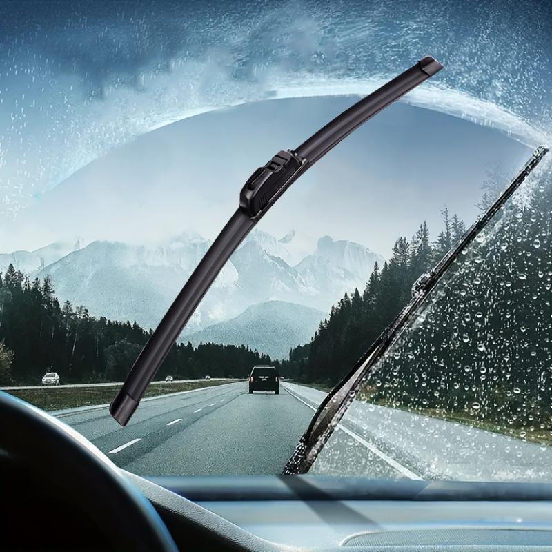 

1 шт. Автомобильный универсальный черный J-образный крючок Стеклоочиститель из мягкой резины без каркаса HD Тихий автомобильный стеклоочиститель 16 18 19 21 22 24 16 Inch-400mm