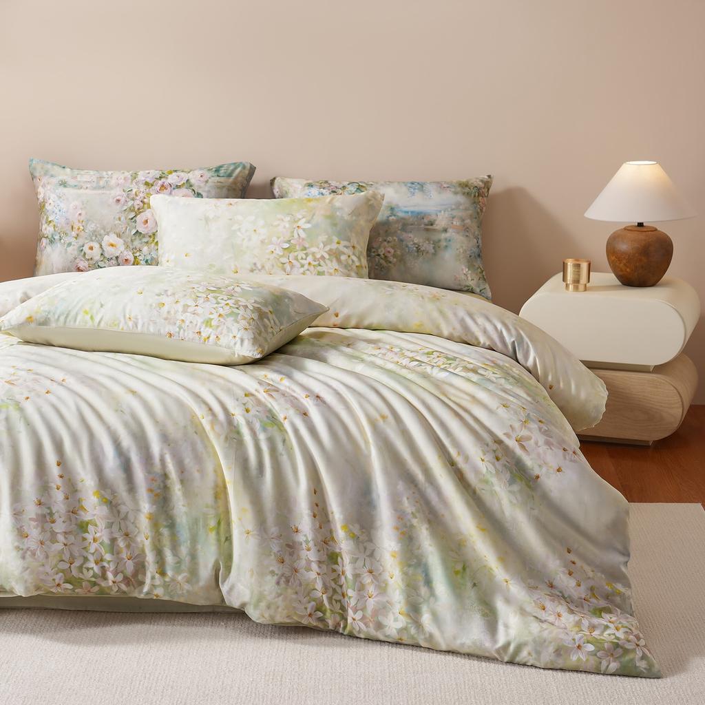 Sleepy Cloud Pavilion 50 Laisel Tencel Light Luxury Atmosphere 4-piece Set