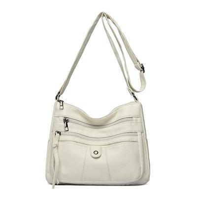 New Women's Bag Retro Fashion Shoulder Messenger Bag Women's Simple Texture Mother Bag Shoulder Bag