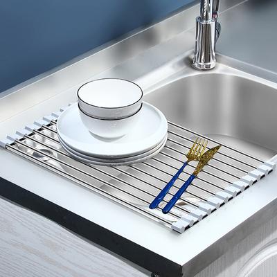 Faltbare Spülmatte Abtropfgestell für die Spüle Abtropfgestell Wasser abtropfen lassen
