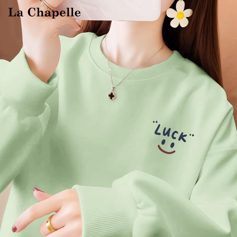 La Chapelle Women s Loose Fit Round Neck Sweatshirt 2XL