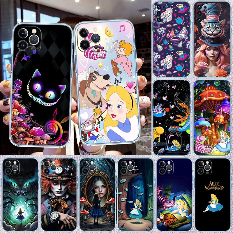 Alice in Wonderland Cat Princess Phone Case for Motorola Moto Edge 20 30 40 50 S30 Fusion Ultra Pro Neo Lite + G200 G23