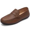 Doudou shoes men's lazy business casual leather shoes soft sole foot cover fashion men's shoes