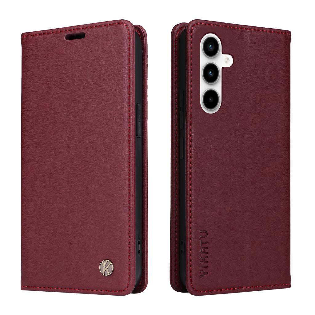 YIKATU YK-001 For Samsung Galaxy A35 5G Case Magnetic Auto Closing Leather Phone Guard Cover