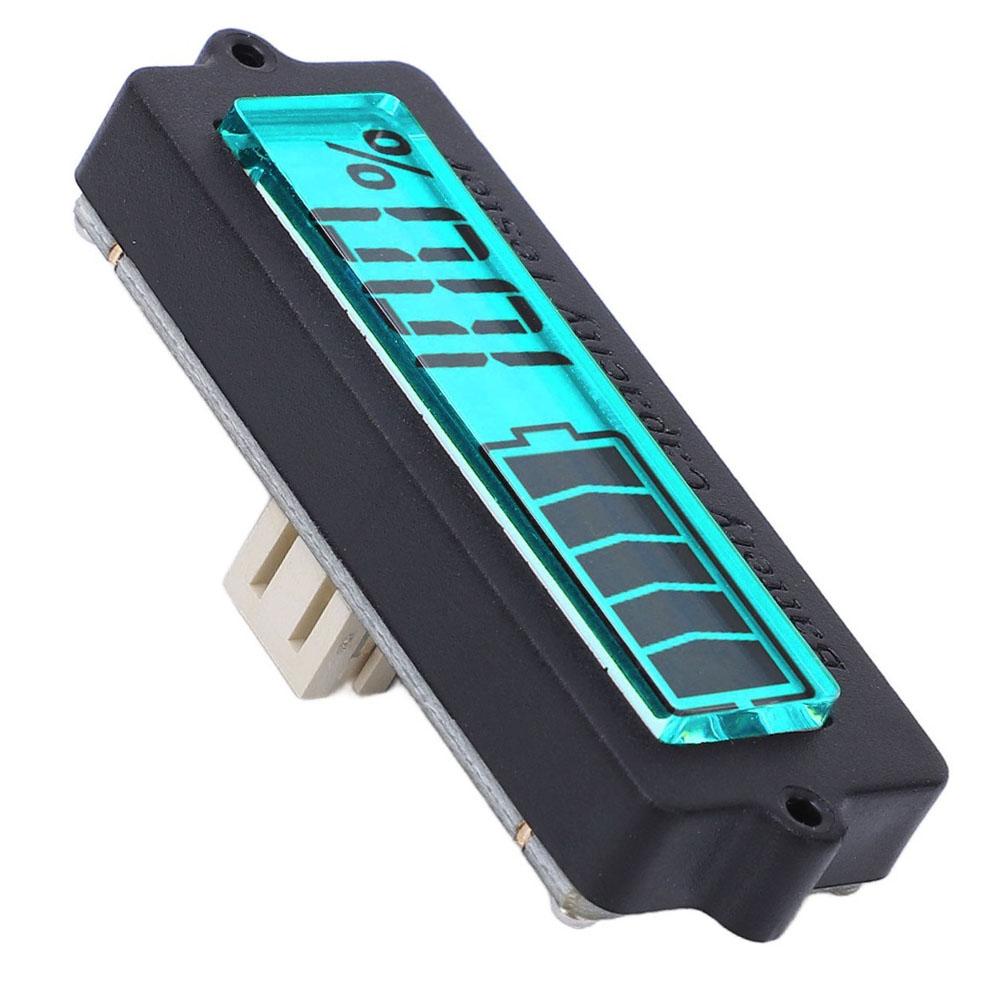 Power Percentage LCD Battery Meter For Battery Monitoring 48V Voltage Measurement Range Percentage Display Mode
