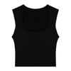 Women's Padded Sports Tube Top: Versatile Vest for Inner and Outer Wear