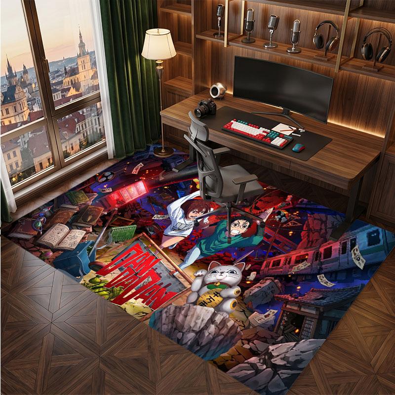 Dandadan Rug Soft Thick Non Slip Floor Carpet for Bedroom Living Room Home Decor