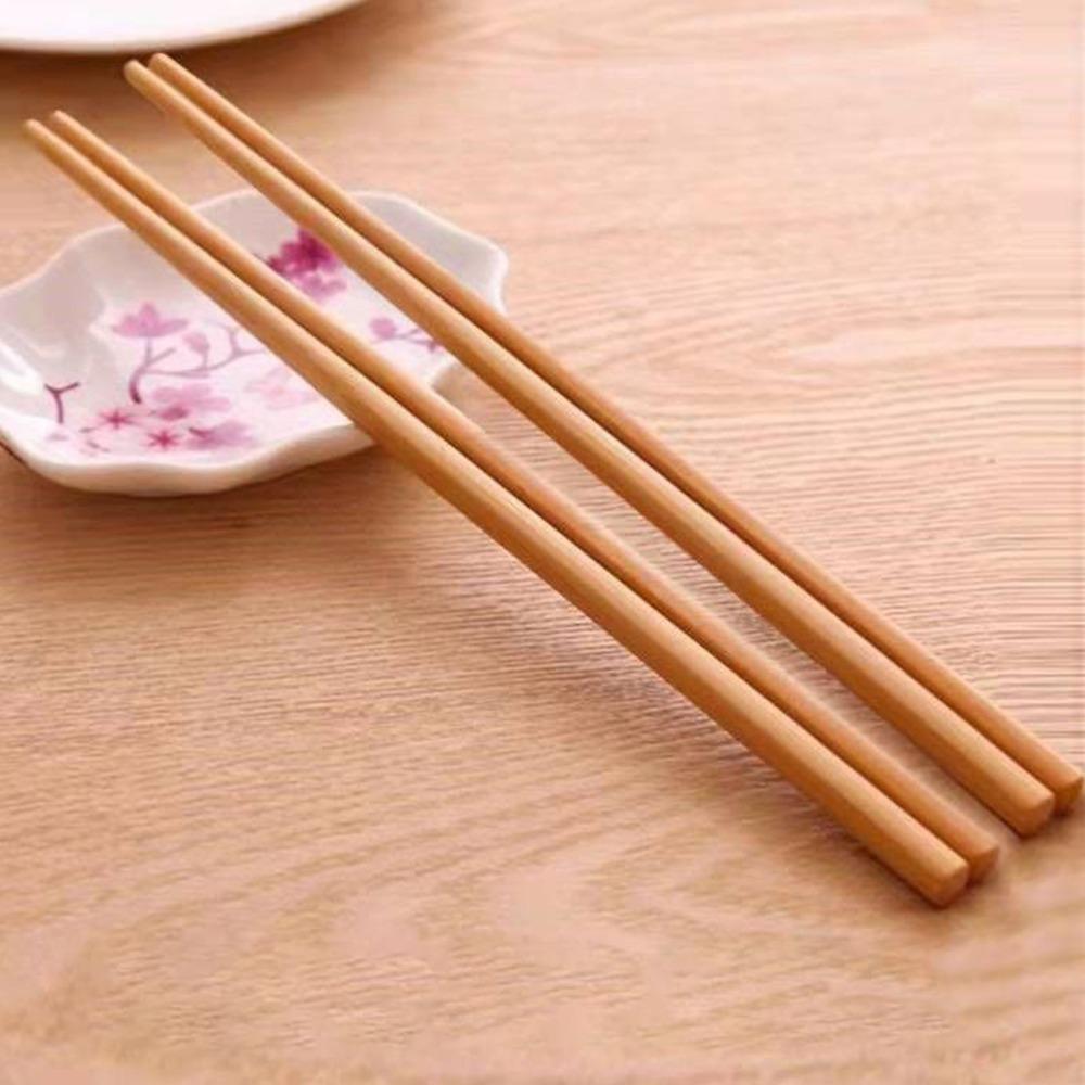 30 Pairs Smooth Hotpot Chopsticks Wood Tableware Light Weight Dining Chopsticks Kitchen Use