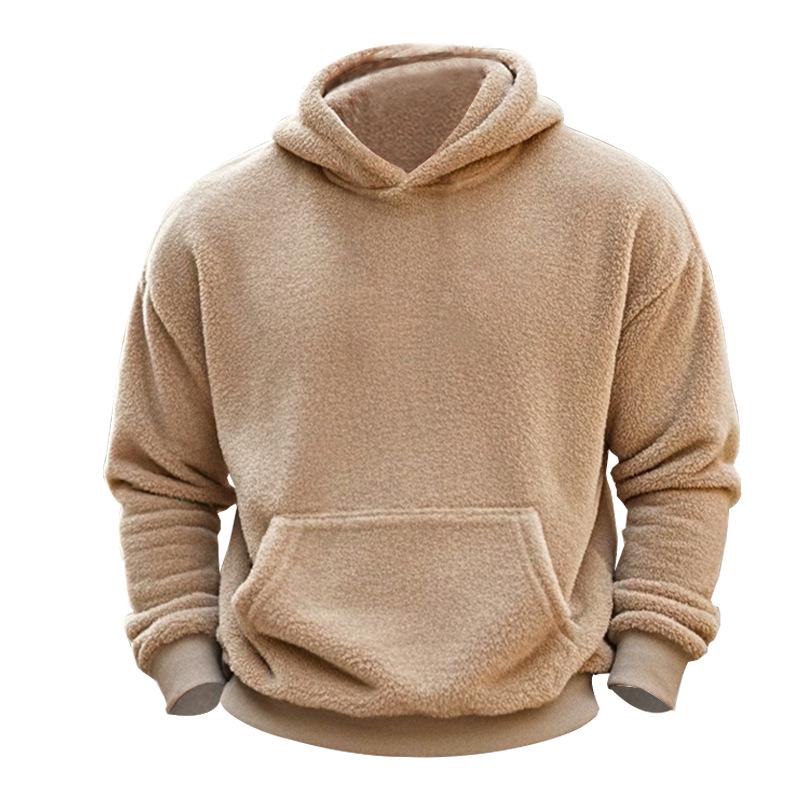 Men's Trendy Winter Casual Fleece Hooded Sweatshirt
