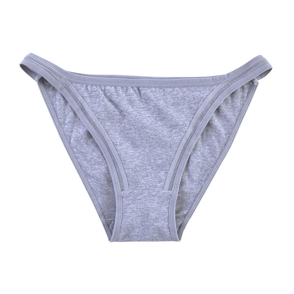 Women's Low-Waist Breathable Cotton Triangle Underwear - Summer Half-Hip Style