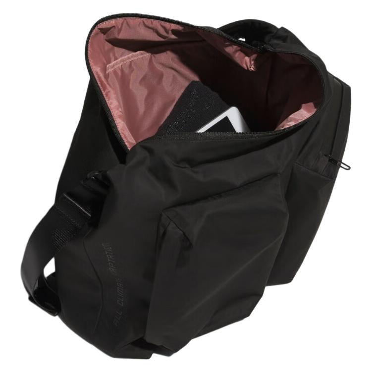 New Adidas Recycled Polyester Shoulder Bag, Crossbody Bag Unisex Black JN3786