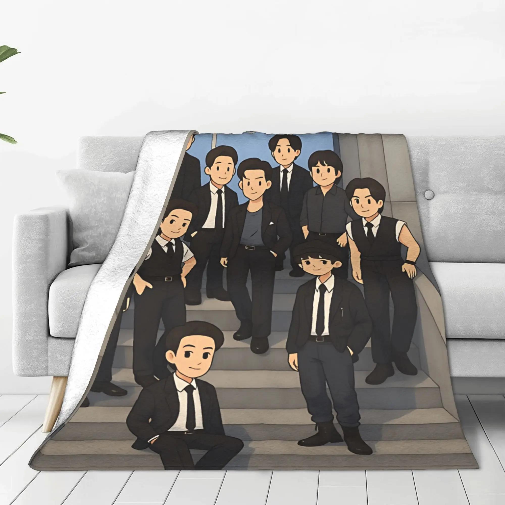 Junior Blanket Warm Soft Plush Throw for Kids Outdoor Flannel Bedspread Cover 40x50in