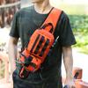 Multilayered Space Waist Bag Hiking Fishing Lures Bag Waterproof Crossbody Bag
