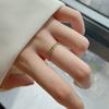 New 925 Sterling Silver Green Zircon Ring Personality Charm Simple Style Woman Ring Party Gift for Friends Exquisite Jewelry