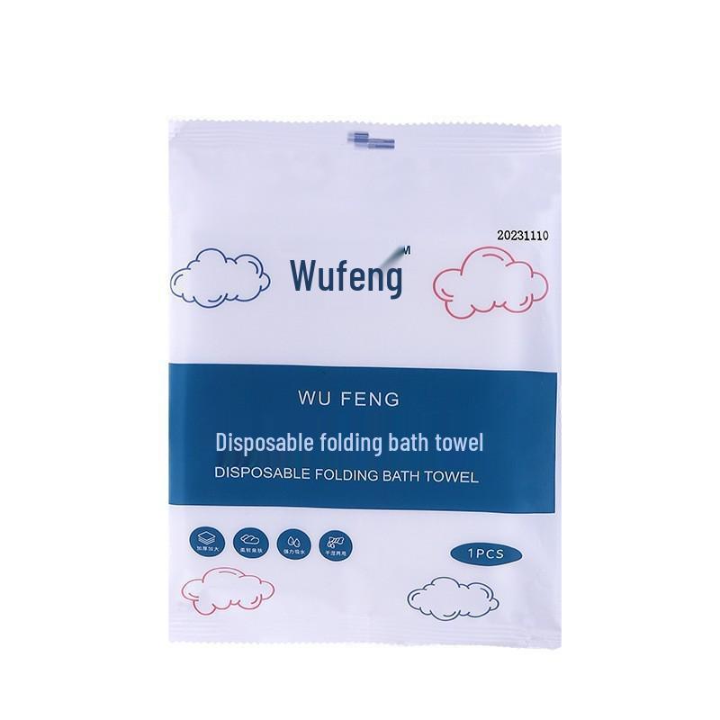 Thick Large Disposable Compressed Towel - Travel-Friendly, Absorbent & Lint-Free