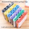 5ROLLS Disposable Garbage Bag Household Thickened Flat Mouth Point Break 45 * 50 Kitchen Living Room Color Plastic Bag