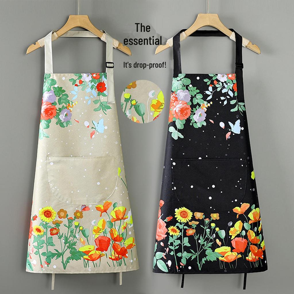 Women's Waterproof Oil-Proof Apron: Wash-Free & Dirt-Resistant for Kitchen, Home, or Work
