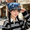 Sweet and cute bear peaked cap children autumn and winter outdoor travel versatile face small star anise beret