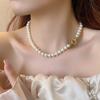 Nová stylová Retro Lehká Luxusní Náhrdelník ze Skleněných Korálků Dámský Dárek Party Šperk Náhrdelník 2024