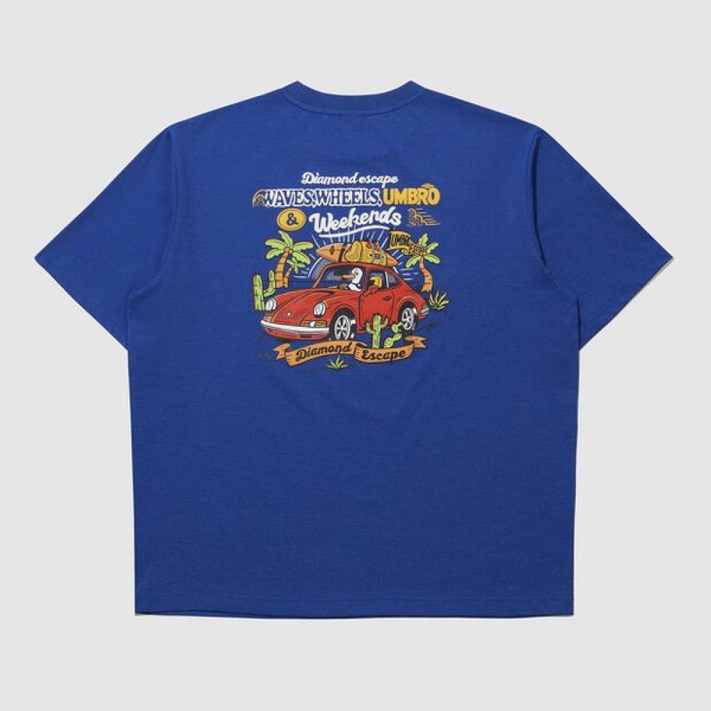 Umbro Diamond Escape Car Fresh ShorT Sleeve T shirT Ur223crs59