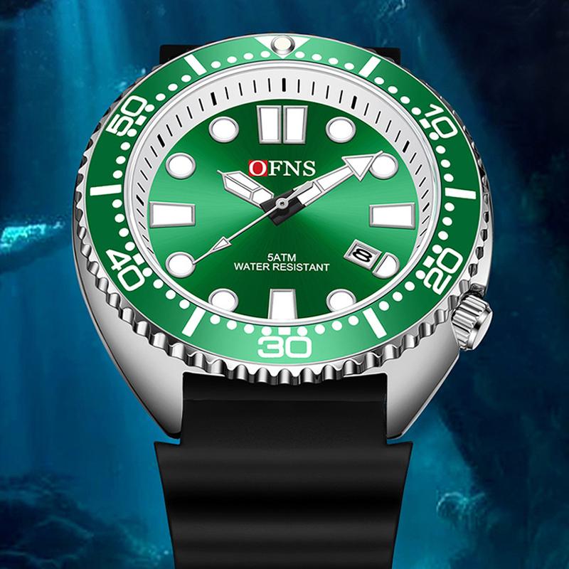 Men's Watches Trend Fashion Quartz Watch for Man Waterproof Silicone Strap Luminous Date Wristwatch Relogio Masculino