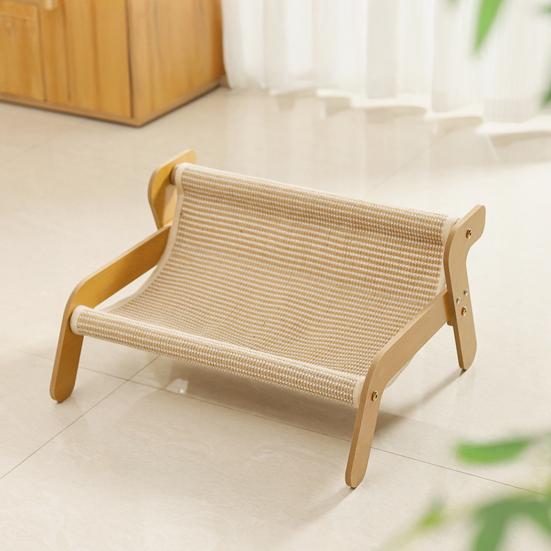 Cat Scratcher Couch Load-bearing Cat Scratching Sofa Lounger Sisal Cat Chair for Healthy Scratching And Resting