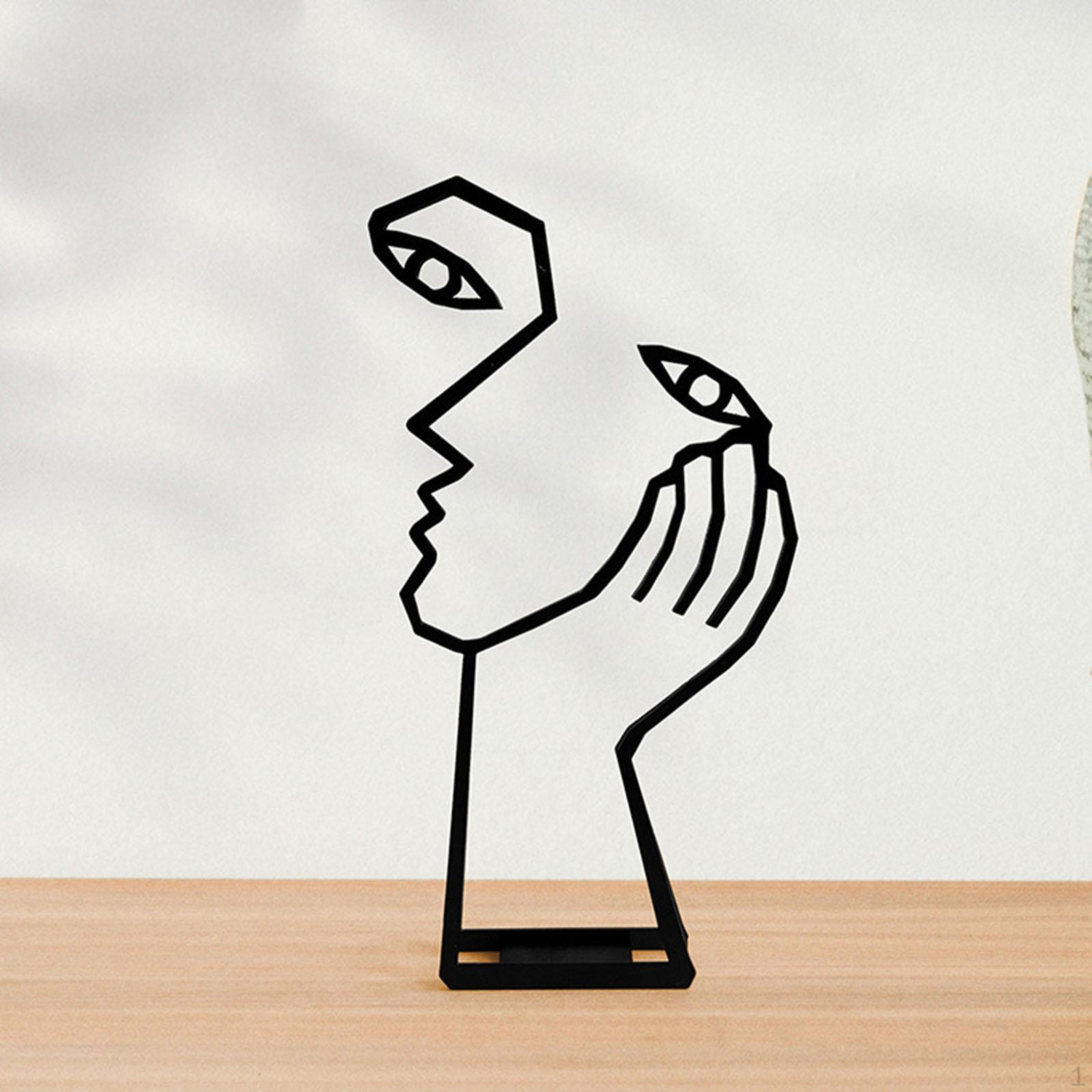 

Скульптура «Размышляющий разум» — современный акцент домашнего декора 22cmx10.5cm