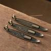 Boat Shape Incense Holder Old Men Fishing Traditional Incense Censer Metal Sturdy Incense Stick Burner Home Office Decor