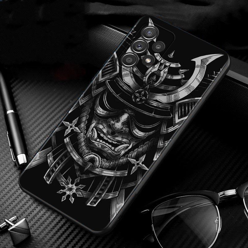 Samurai-fodral för Samsung Galaxy A51 A71 A01 A11 A21 A21s A31 A41 A72 A52 A42 A32 A22 A12 A02 A02s F42 telefonskal