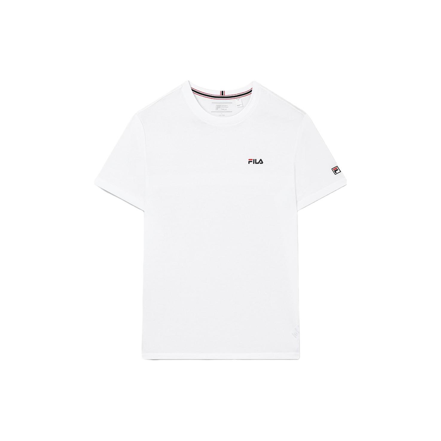 FILA T Shirt Men s Standard White F11M321113FWT XXXL