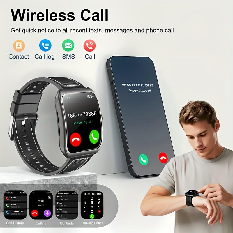 New Smartwatch 1.83-inch Curved HD Display Sleep Tracking Multiple Sports Modes For Men and Women Holiday Gift