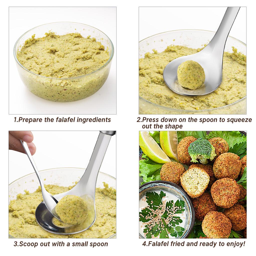 Meatball Maker Large Falafel Ball Making Scoop Mold Meat Pressing Gadgets Stainless Steel Nonstick Meatball Machine Kitchen Tool